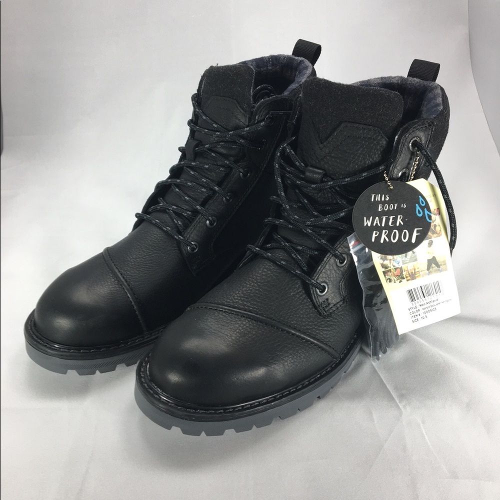 ❌Sold❌Toms, Ashland, Black Boots, Size 10.5